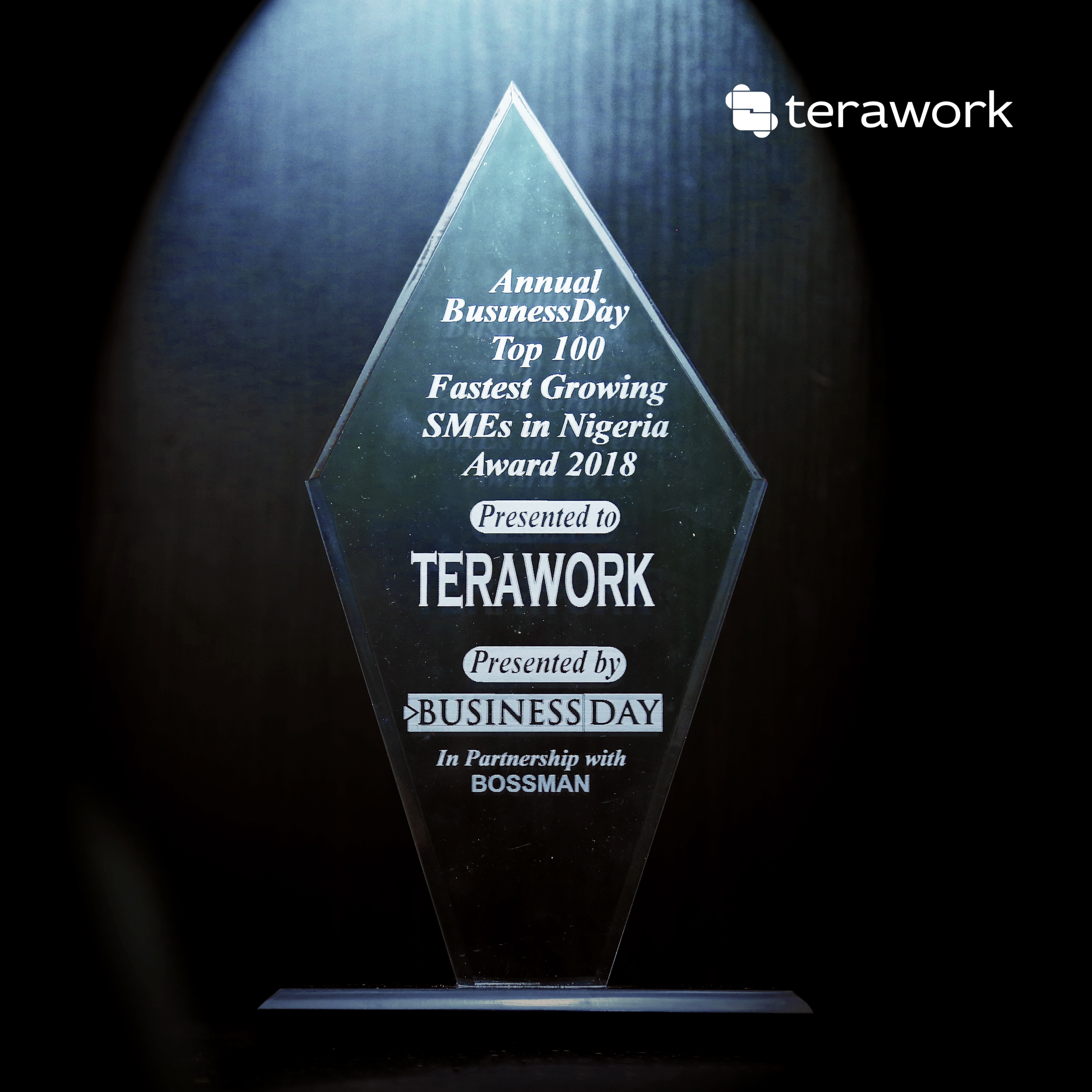 TERAWORK among the top 100 Fastest Growing SMEs in Nigeria